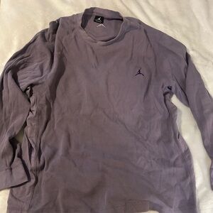 Jordan Purple Long Sleeve Tee